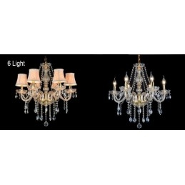 Lumanare de culoare aurie Candelabru mare din cristal K9 cu nuante
