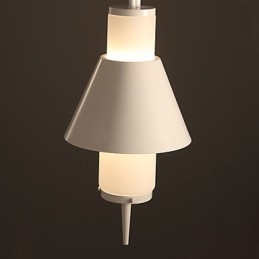 Lampă suspendată din metal, modernă, contemporană, cu 2 lumini