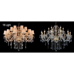 Lumanare de culoare aurie Candelabru mare din cristal K9 cu nuante
