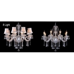 Clear Candle Candelabru mare din cristal K9 cu nuante