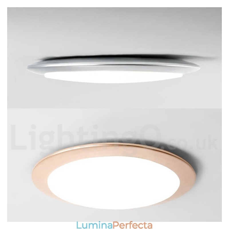 Plafoniere super subțiri cu o grosime de 4 cm, reglabile, în stil nordic modern și contemporan, cu abajur din acril, cu telecomandă, pot fi folosite și ca lampă de perete