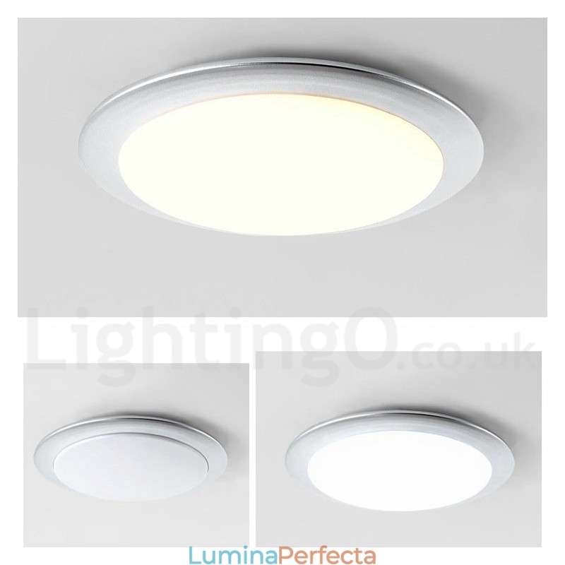 Plafoniere super subțiri cu o grosime de 4 cm, reglabile, în stil nordic modern și contemporan, cu abajur din acril, cu telecomandă, pot fi folosite și ca lampă de perete