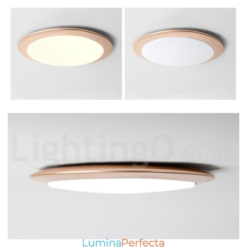 Plafoniere super subțiri cu o grosime de 4 cm, reglabile, în stil nordic modern și contemporan, cu abajur din acril, cu telecomandă, pot fi folosite și ca lampă de perete