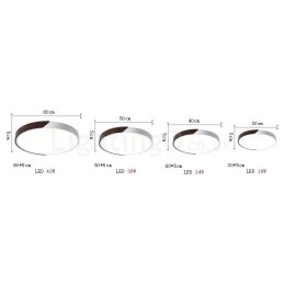 Plafoniere retro din lemn de culoare nuc, ultra subțiri, rotunde, reglabile, cu montare încastrabilă, cu umbră acrilică, pot fi, de asemenea, folosite ca lampă de perete