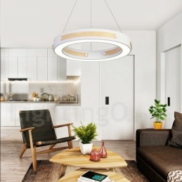 Lampă suspendată modernă, contemporană, cu abajur din acril