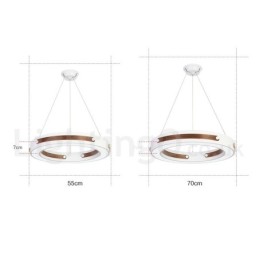 Lampă suspendată modernă, contemporană, cu abajur din acril