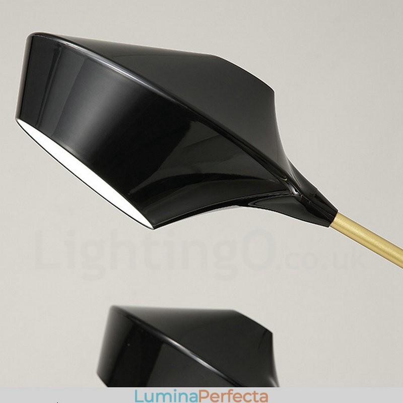 Candelabru retro liniar cu 2 niveluri multicolore 6 lumini cu nuante acrilice Garaj exterior