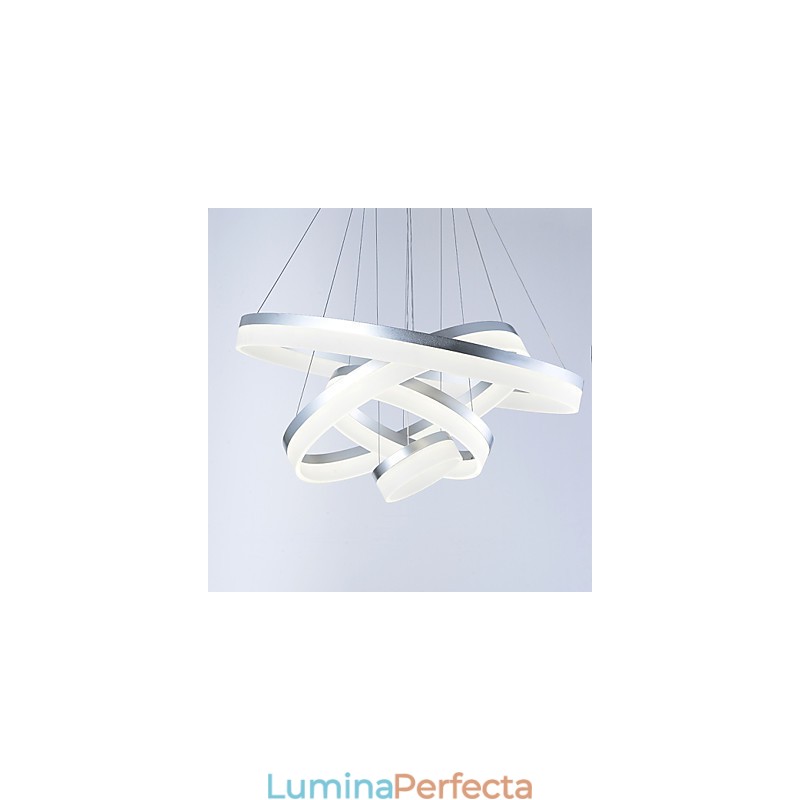 Candelabru din acril Inel pendanta Corpuri de iluminat cu