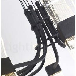 Candelabru cu design nordic post modern cu 6 lumini cu nuanțe acrilice