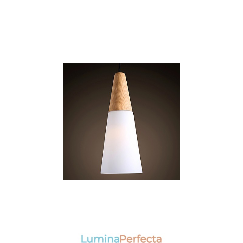 Candelabru stil mini modern contemporan din lemn de bambus