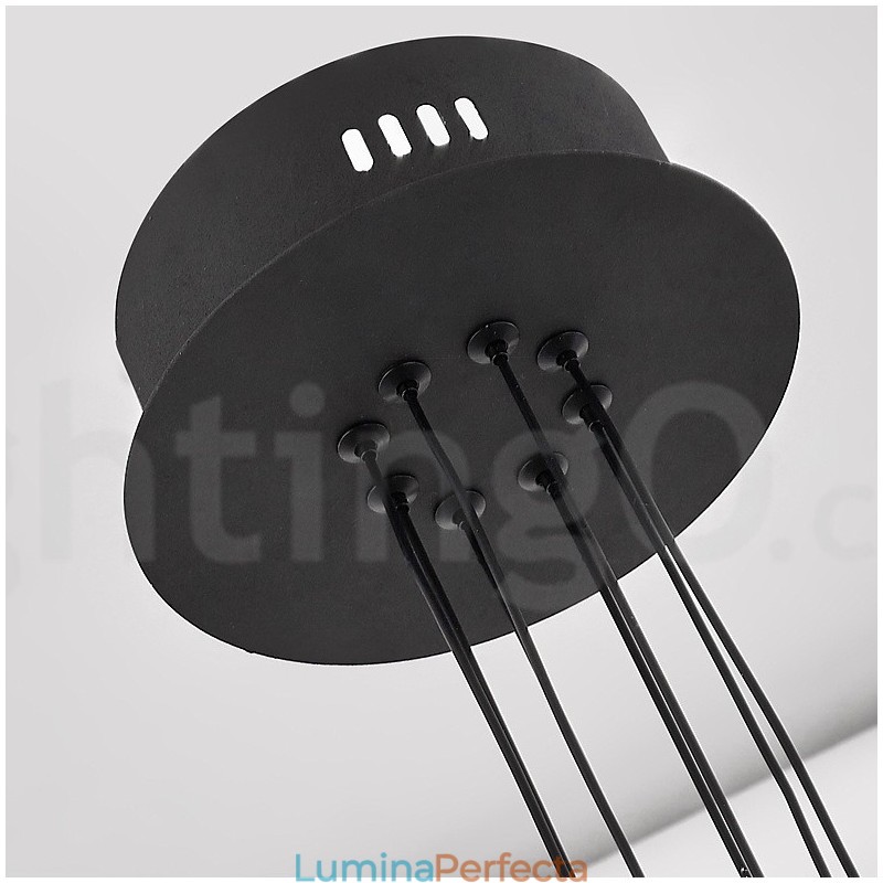 Candelabru de design Nordic Post Modern 2021 cu 8 lumini cu nuanțe acrilice
