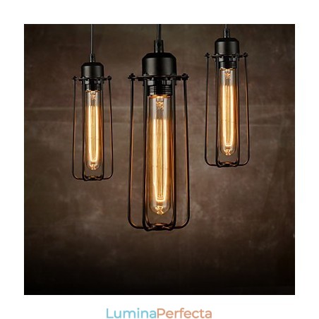 Candelabru Mini Stil Rustic Lodge Retro Metal Pendant Lampă cu 3 Lumini Candelabru Mini Stil Rustic Lodge Retro Metal Pendant Lampă cu 3 Lumini