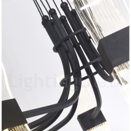 Candelabru cu design nordic post modern 2021 cu 10 lumini cu nuanțe acrilice