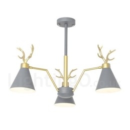 Candelabru Nordic Macaron Modern Antlers cu 3 Lumini