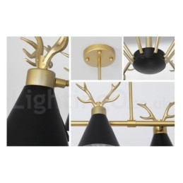 Candelabru Nordic Macaron Modern Antlers cu 3 Lumini