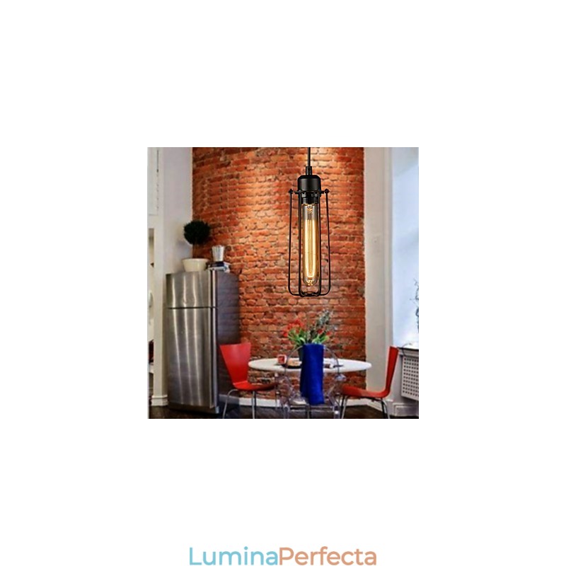 Candelabru Mini Stil Rustic Lodge Retro Metal Pendant Lampă cu 3 Lumini