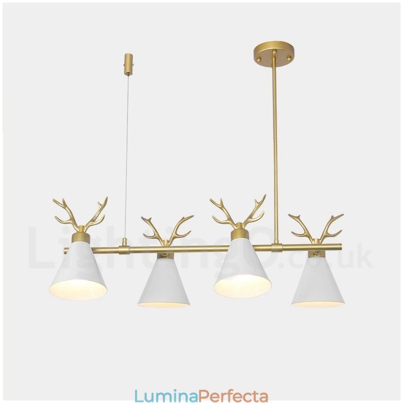 Candelabru Nordic Macaron Modern Antlers cu 4 Lumini