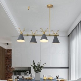 Candelabru Nordic Macaron Modern Antlers cu 4 Lumini