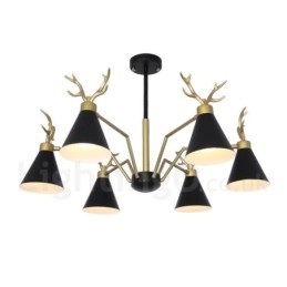 6 candelabru nordic nordic Macaron cu coarne moderne
