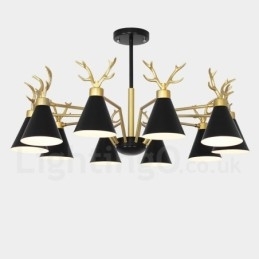 10 candelabru modern nordic Macaron cu coarne