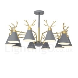 10 candelabru modern nordic Macaron cu coarne