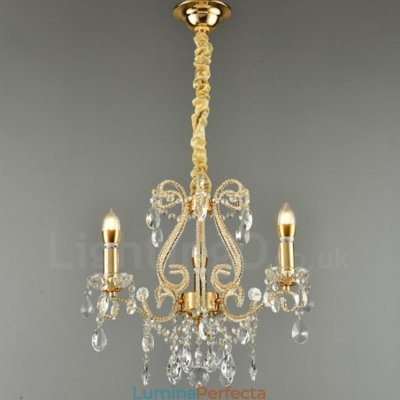 3 Lumini Aur Argintiu Stil American Candelabru Cristal Pendant Magazin de Lumini 3 Lumini Aur Argintiu Stil American Candelabru Cristal Pendant Magazin de Lumini
