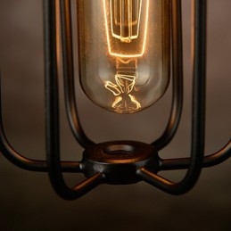 Candelabru Mini Stil Rustic Lodge Retro Metal Pendant Lampă cu 3 Lumini