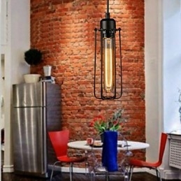 Candelabru Mini Stil Rustic Lodge Retro Metal Pendant Lampă cu 3 Lumini