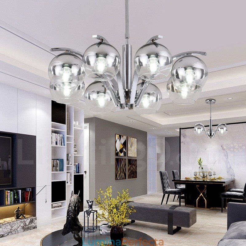 Candelabru Nordic Fashion Aur Argint