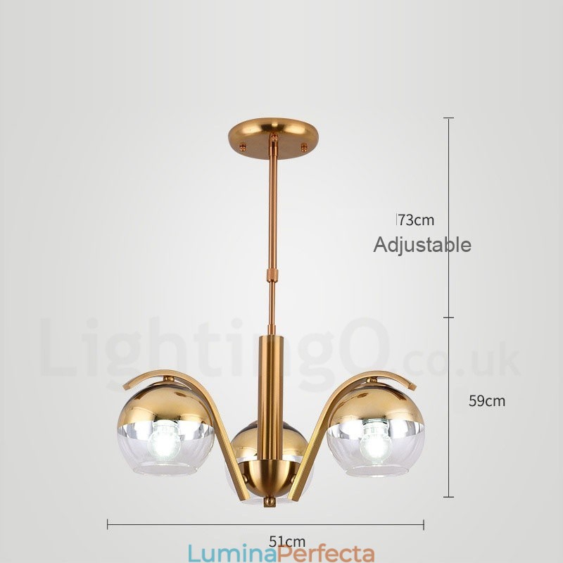 Candelabru Nordic Fashion Aur Argint
