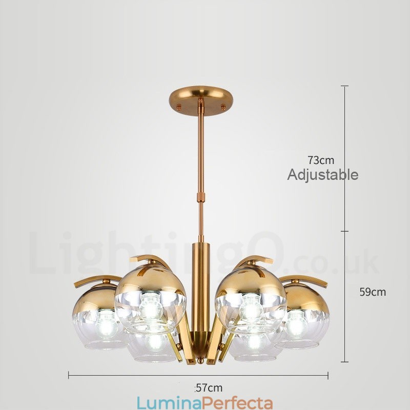 Candelabru Nordic Fashion Aur Argint