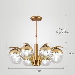 Candelabru Nordic Fashion Aur Argint