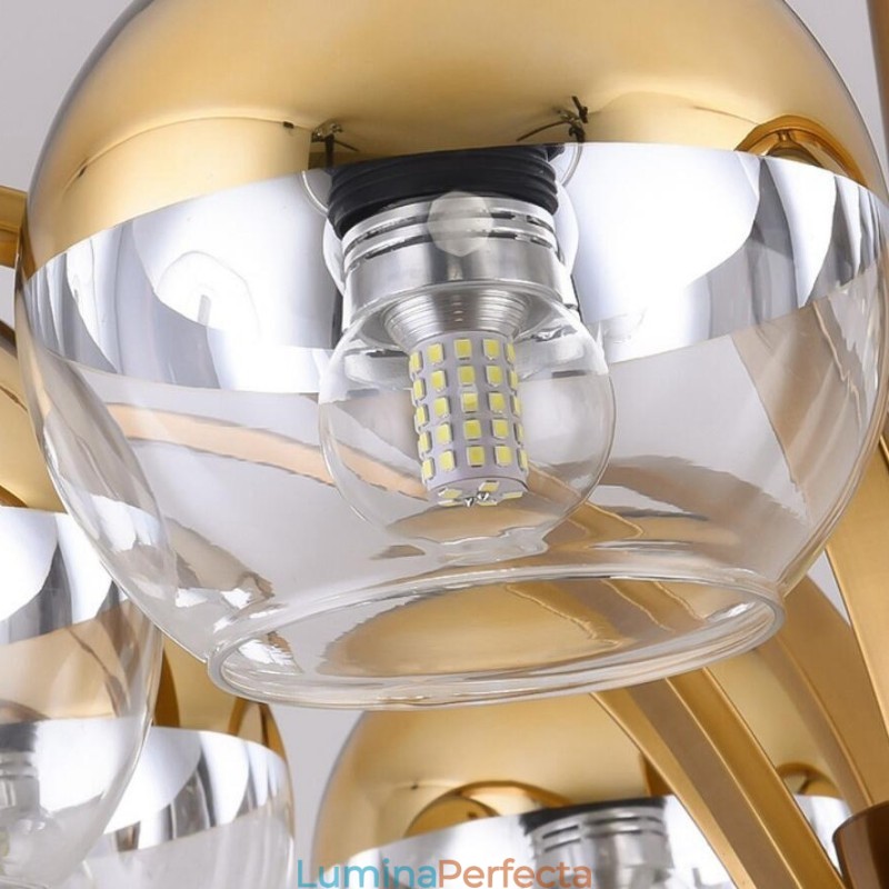 Candelabru Nordic Fashion Aur Argint
