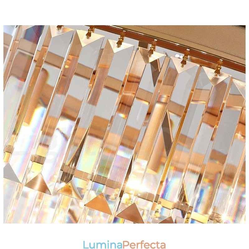 Sala de expoziție de plafoniere rotunde K9 de lux postmodernă cu montare încastrabilă