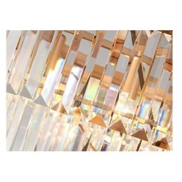 Sala de expoziție de plafoniere rotunde K9 de lux postmodernă cu montare încastrabilă