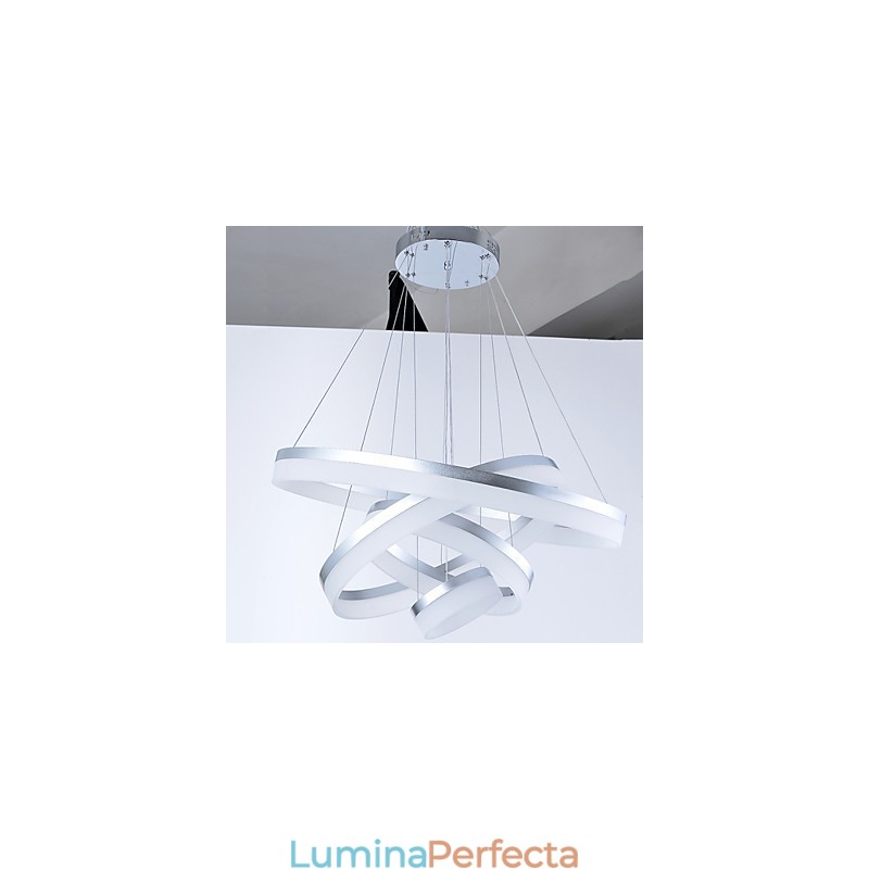 Candelabru din acril Inel pendanta Corpuri de iluminat cu
