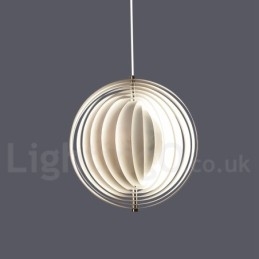 Lampă de suspendare DIY postmodernă Globe White Rotate