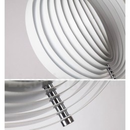 Lampă de suspendare DIY postmodernă Globe White Rotate