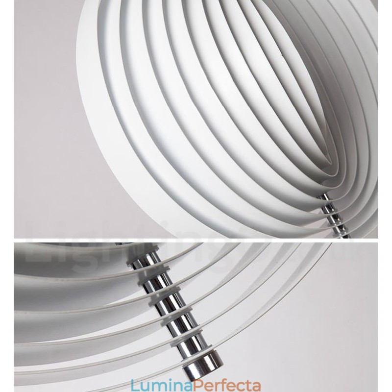 Lampă de suspendare DIY postmodernă Globe White Rotate