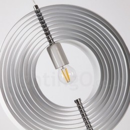 Lampă de suspendare DIY postmodernă Globe White Rotate