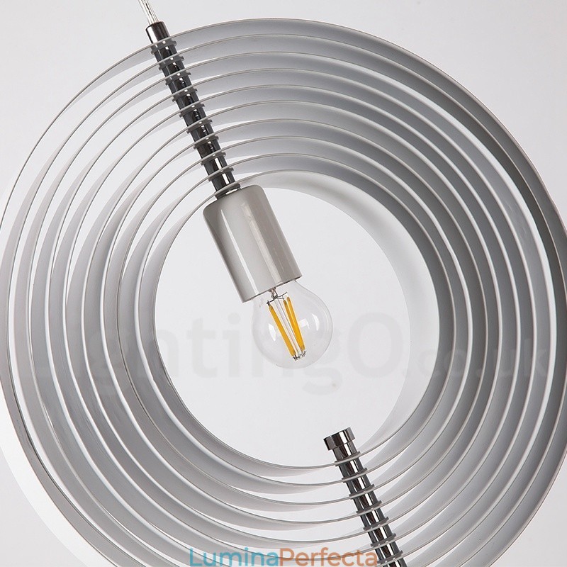Lampă de suspendare DIY postmodernă Globe White Rotate