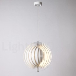 Lampă de suspendare DIY postmodernă Globe White Rotate