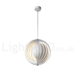 Lampă de suspendare DIY postmodernă Globe White Rotate