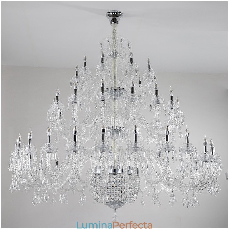 50 Lumini Clar Elegant Lumanare Cristal Lumanare Expozitie Hal