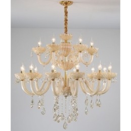 18 (12+6) Lumânare de cristal de șampanie, de lux