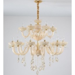 18 (12+6) Lumânare de cristal de șampanie, de lux
