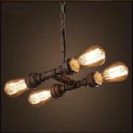 4 țeavă de apă industrială americană uşoară stil retro vânt