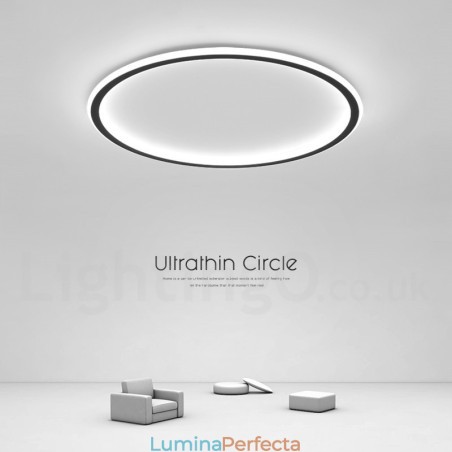 Plafoniere ultra subțiri, reglabile, moderne, contemporane, în stil nordic, cu montare încastrabilă, cu telecomandă, pot fi, de asemenea, folosite ca lampă de perete Plafoniere ultra subțiri, reglabile, moderne, contemporane, în stil nordic, cu montare încastrabilă, cu telecomandă, pot fi, de asemenea, folosite ca lampă de perete