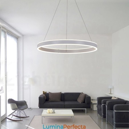 1 Inel Două benzi Lampă suspendată Art Deco 60cm Lumină suspendată 1 Inel Două benzi Lampă suspendată Art Deco 60cm Lumină suspendată