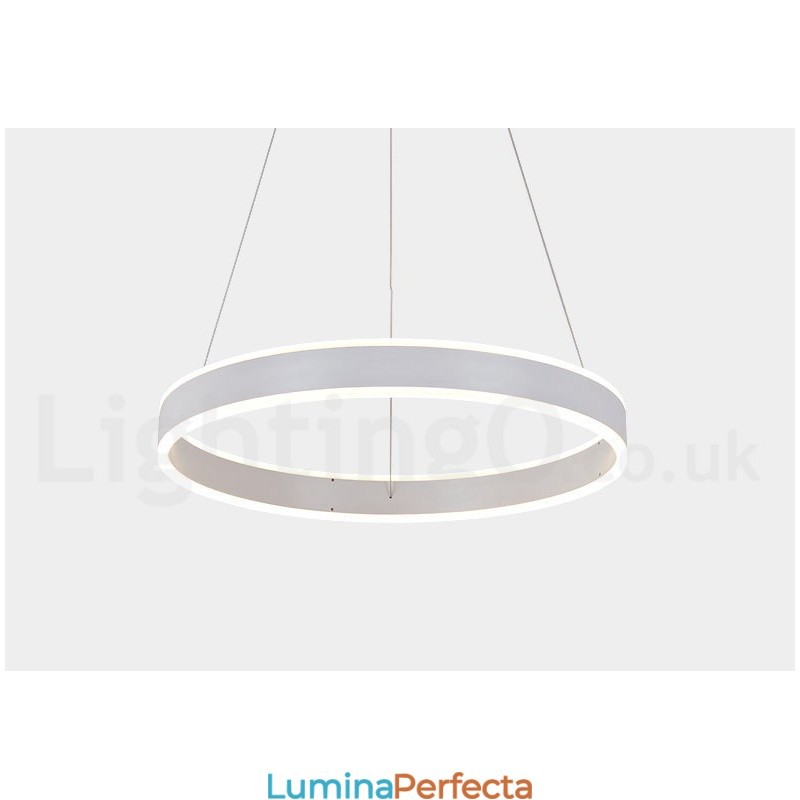 1 Inel Două benzi Lampă suspendată Art Deco 60cm Lumină suspendată